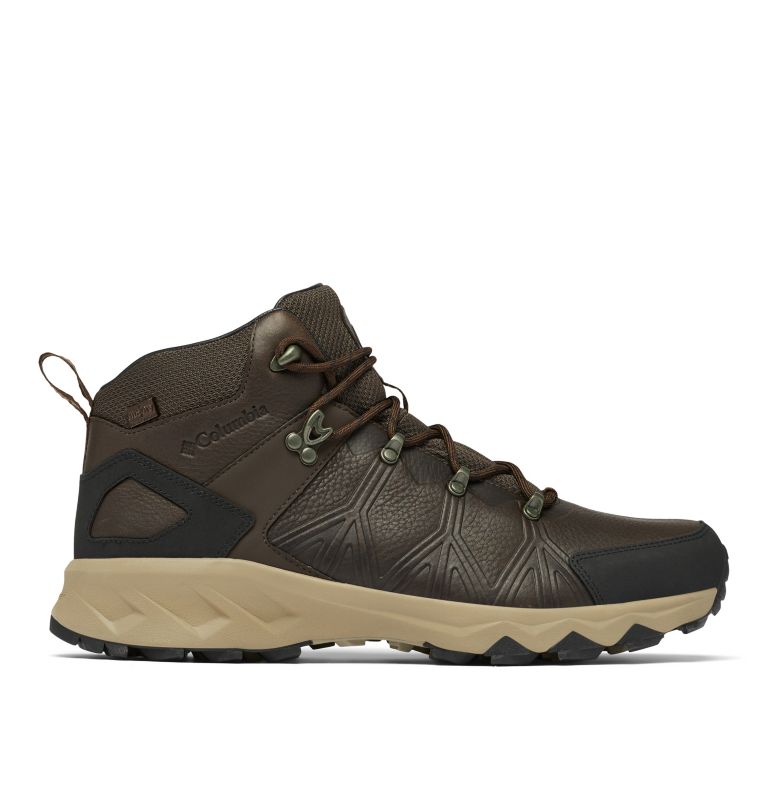 Men's Peakfreak II Mid OutDry Leather Shoe, Color: Cordovan, Black, image 3