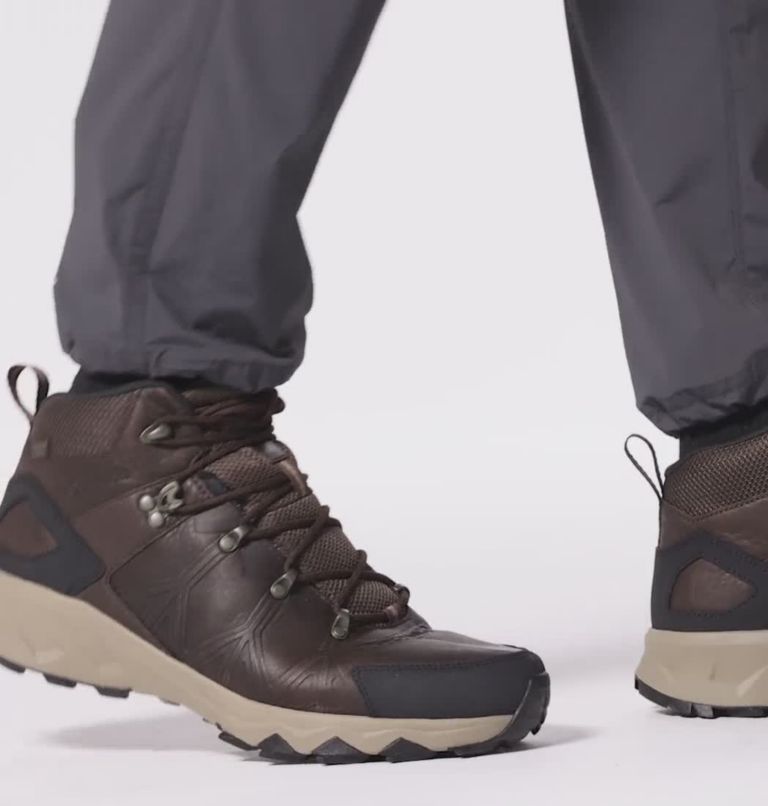 Men's Peakfreak II Mid OutDry Leather Shoe, Color: Cordovan, Black