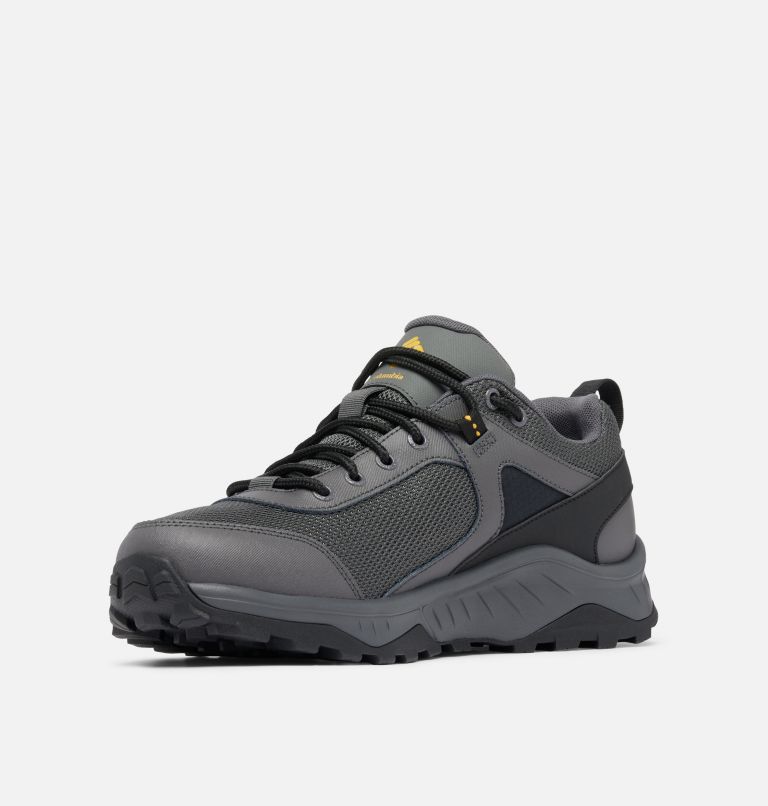 Men's Trailstorm Ascend Waterproof Hiking Shoes, Color: Dark Grey, Golden Yellow, image 6