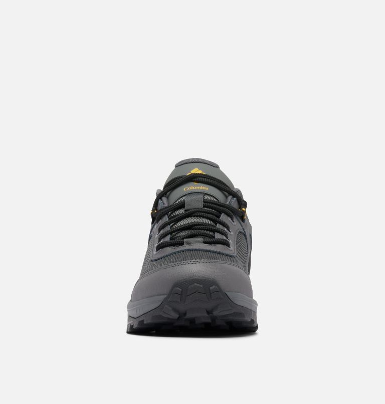 Men's Trailstorm Ascend Waterproof Hiking Shoes, Color: Dark Grey, Golden Yellow, image 7