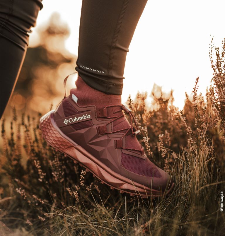 Women's Facet 75 Alpha Outdry Lightweight Waterproof Hiking Shoes, Color: Deep Madeira, Beetroot, image 11