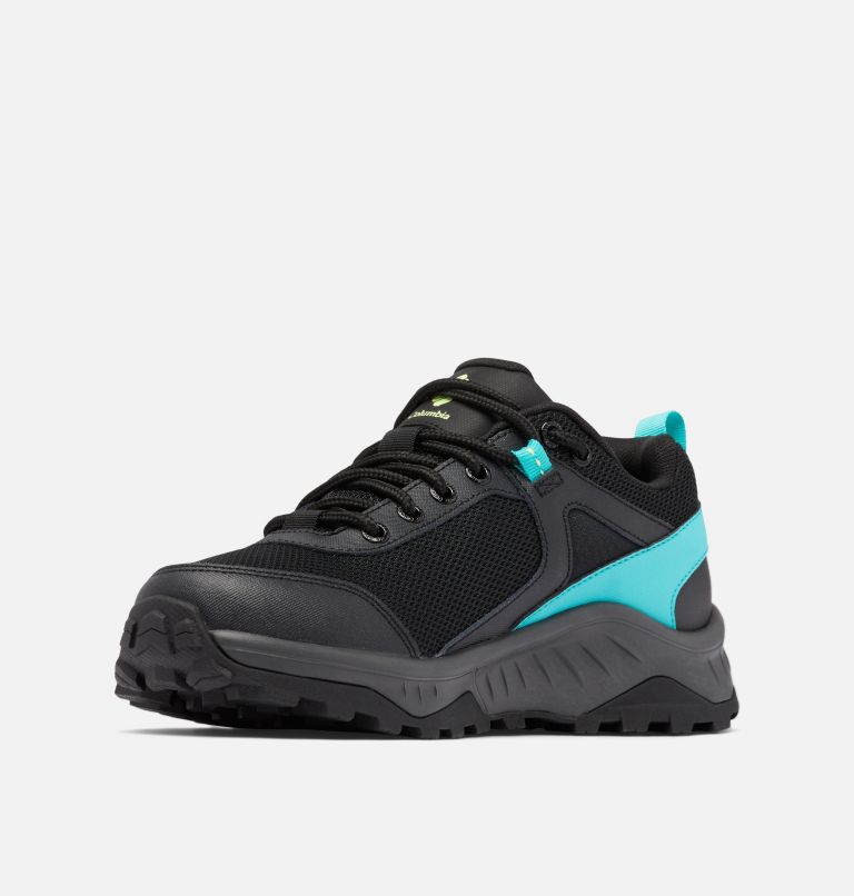 Women's Trailstorm Ascend Waterproof Hiking Shoes, Color: Black, Bright Aqua, image 8