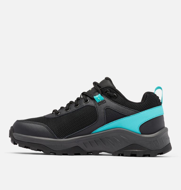 Women's Trailstorm Ascend Waterproof Hiking Shoes, Color: Black, Bright Aqua, image 7