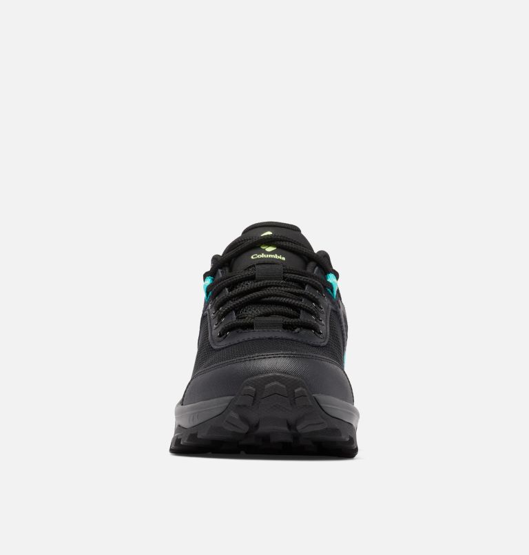 Women's Trailstorm Ascend Waterproof Hiking Shoes, Color: Black, Bright Aqua, image 9