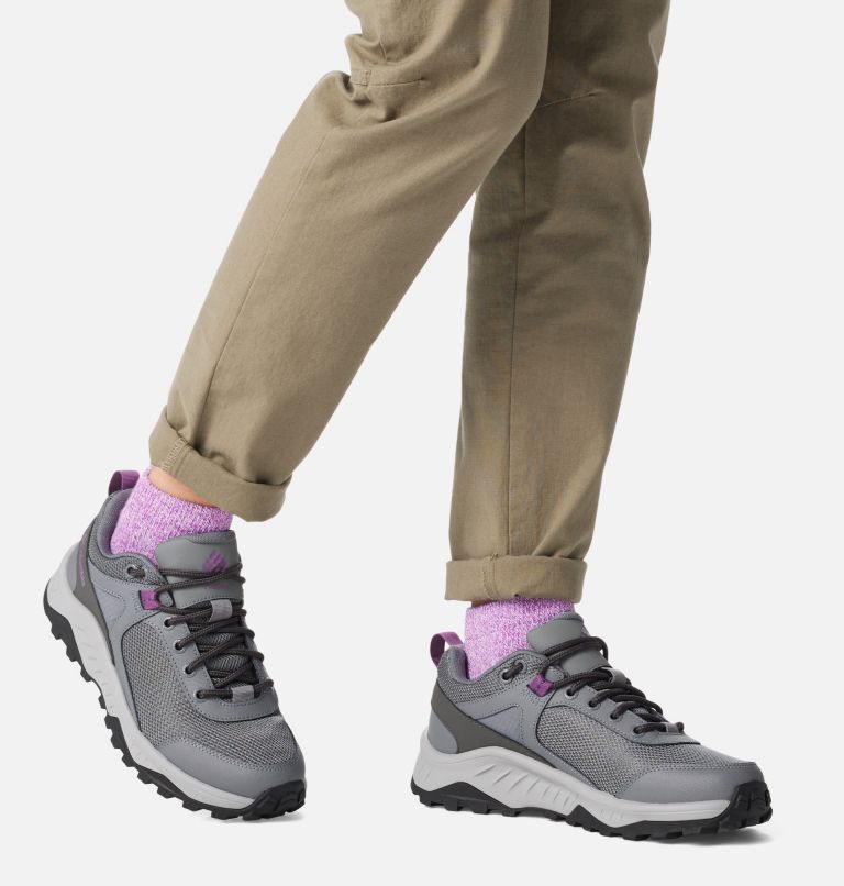 Women's Trailstorm Ascend Waterproof  Hiking Shoes, Color: Ti Grey Steel, Dark Lavender, image 10