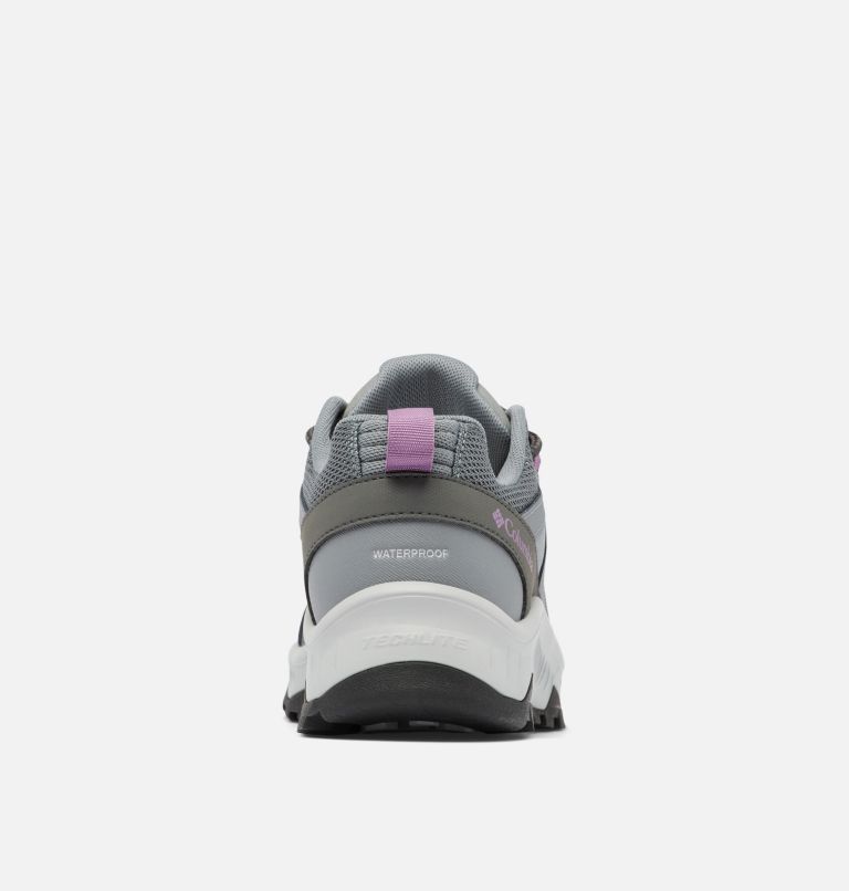 Women's Trailstorm Ascend Waterproof Shoe, Color: Ti Grey Steel, Dark Lavender, image 8