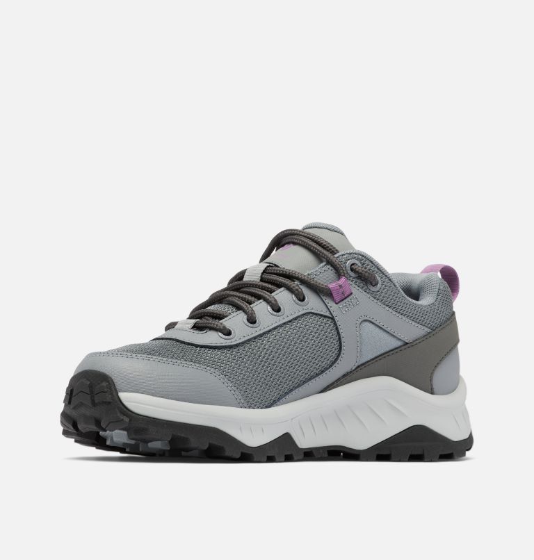 Women's Trailstorm Ascend Waterproof Shoe, Color: Ti Grey Steel, Dark Lavender, image 6