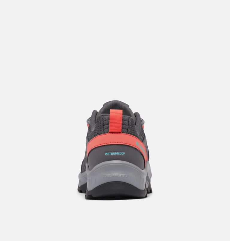 Zapatillas de senderismo impermeables Trailstorm Ascend para mujer, Color: Dark Grey, Red Coral , image 2