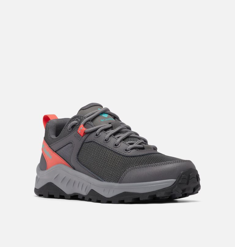 Zapatillas de senderismo impermeables Trailstorm Ascend para mujer, Color: Dark Grey, Red Coral , image 3