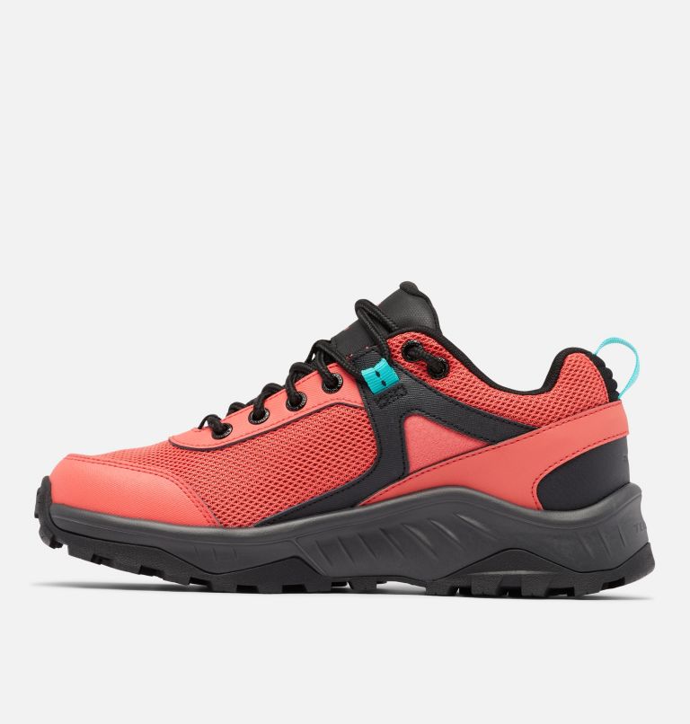 Thumbnail: Women's Trailstorm Ascend Waterproof Shoe, Color: Red Coral, Bright Aqua, image 5