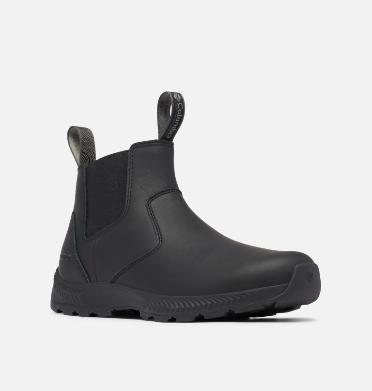 Mens black clearance boots slip on