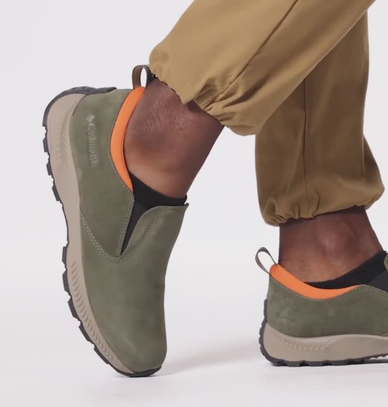 Men's Landroamer Camper Shoe, Color: Peatmoss, Bright Orange