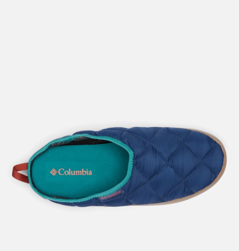 Thumbnail: Men's Omni-Heat  Lazy Bend  Camper Slippers, Color: Carbon, Warp Red, image 3