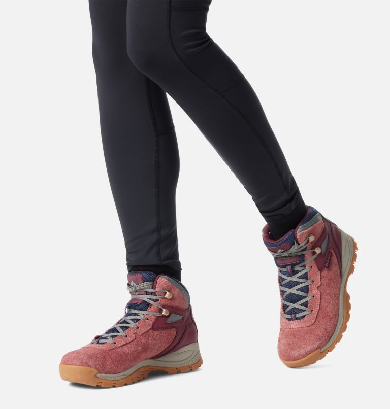 Thumbnail: Women's Newton Ridge BC Hiking Boots, Color: Beetroot, Sedona Sage, image 10