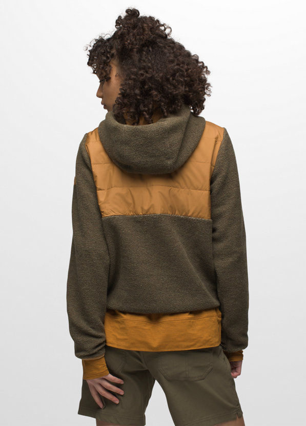 Prana Tellie Wool Blend Quarter Zip Activewear Sweater Size Small –