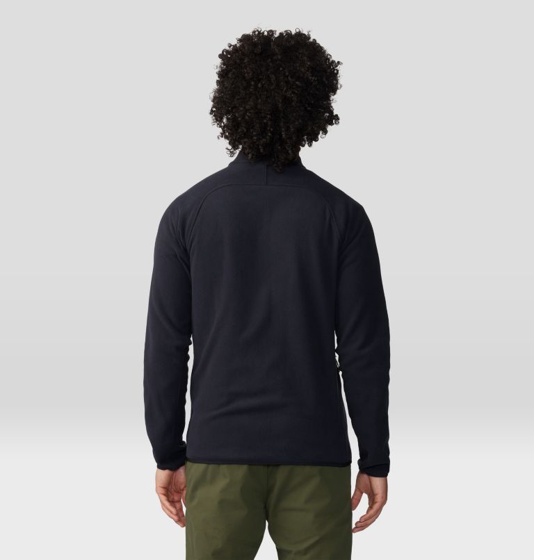 Men's Microchill Full Zip Jacket, Color: Black, image 2