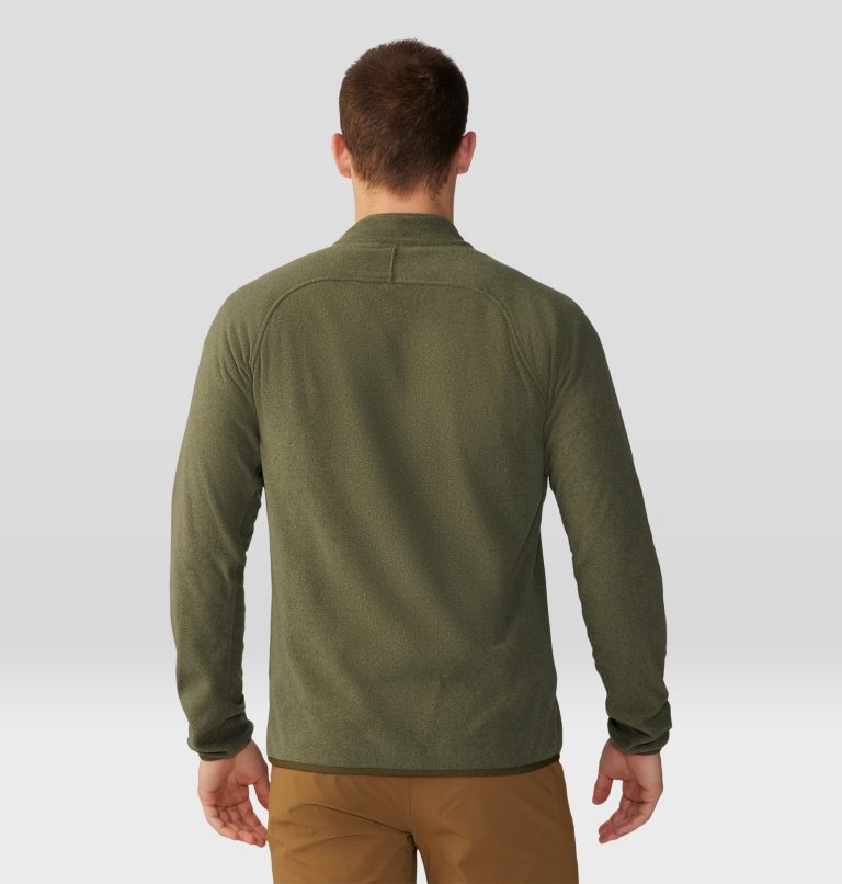 Thumbnail: Men's Microchill Full Zip Jacket, Color: Surplus Green Heather, image 2
