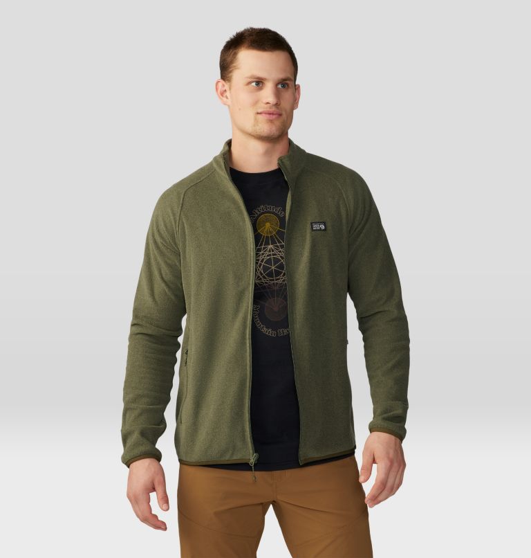 Men's Microchill Full Zip Jacket, Color: Surplus Green Heather, image 1