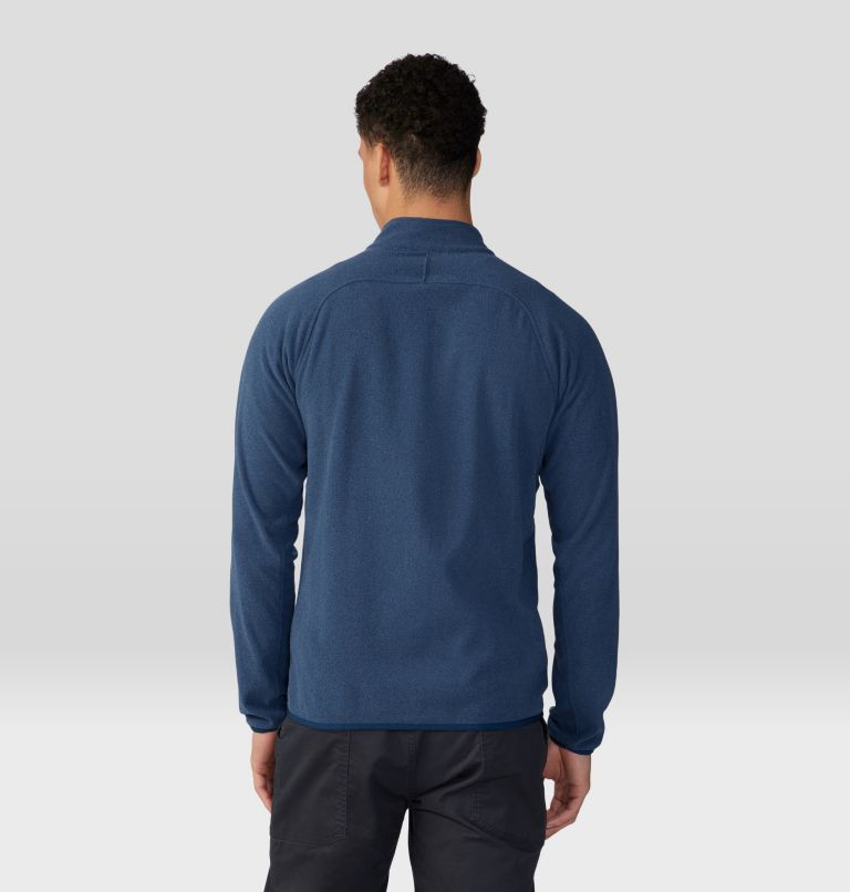 Thumbnail: Men's Microchill Full Zip Jacket, Color: Hardwear Navy Heather, image 2