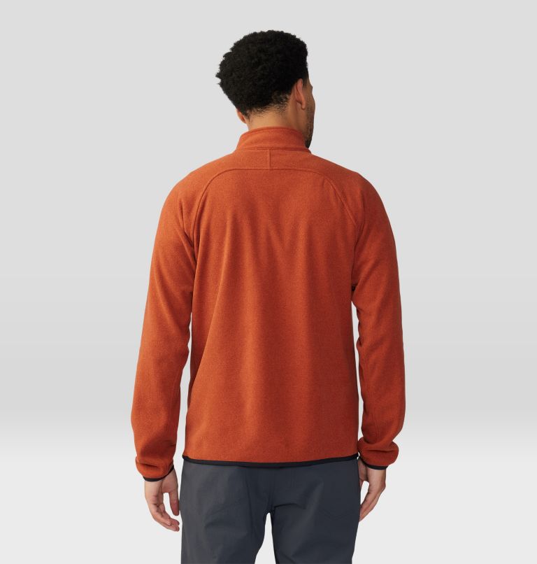 Men's Microchill 1/4 Zip Pullover, Color: Iron Oxide Heather, image 2
