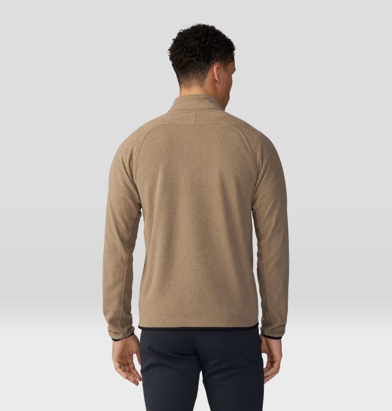 Chandail avec fermeture éclair 1/4 Microchill Homme, Color: Trail Dust Heather, image 2