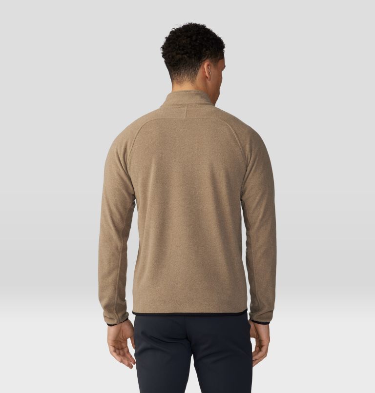 Men's Microchill 1/4 Zip Pullover, Color: Trail Dust Heather, image 2