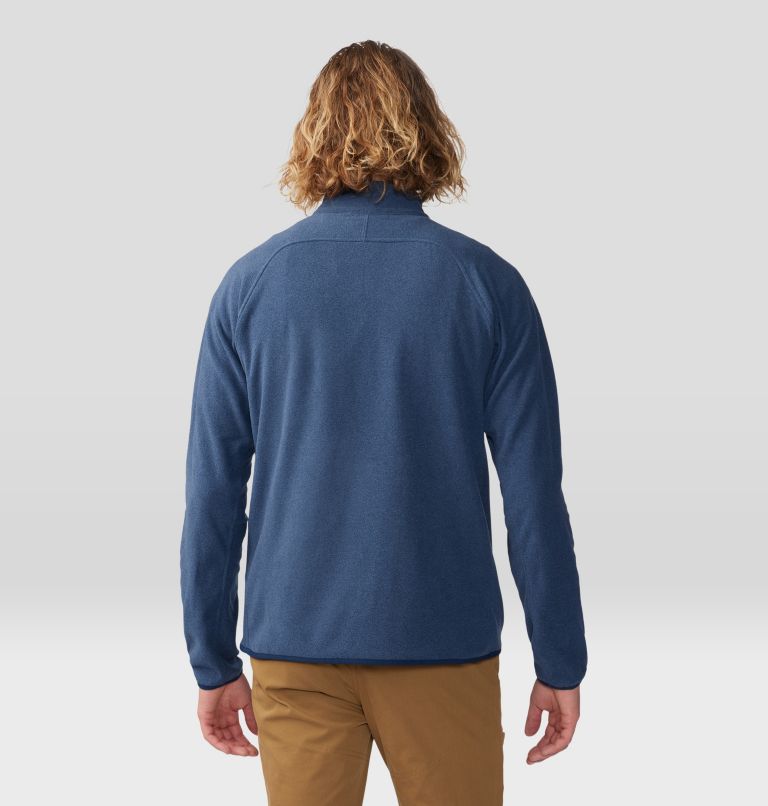 Men's Microchill 1/4 Zip Pullover, Color: Hardwear Navy Heather, image 2