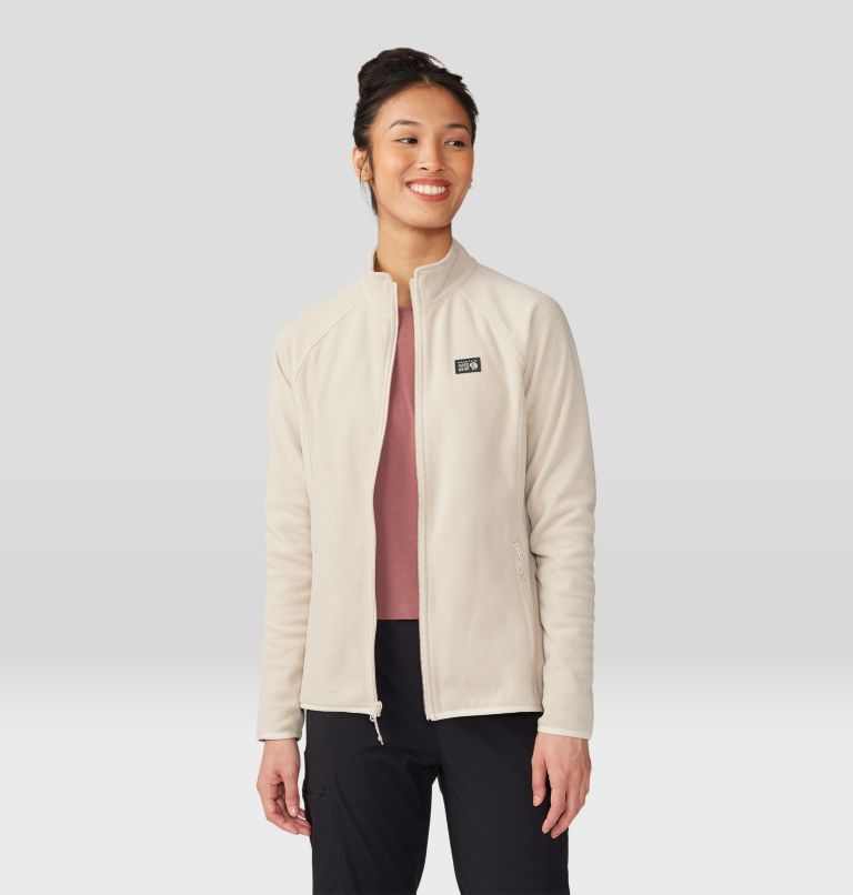 Thumbnail: Women's Microchill Full Zip Jacket, Color: Wild Oyster Heather, image 5