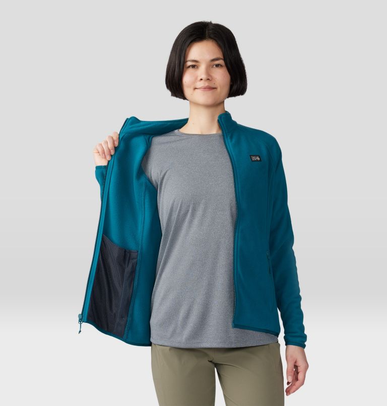 Women's Microchill Full Zip Jacket, Color: Jack Pine, image 5
