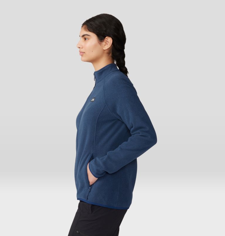 Thumbnail: Women's Microchill Full Zip Jacket, Color: Outer Dark Heather, image 3