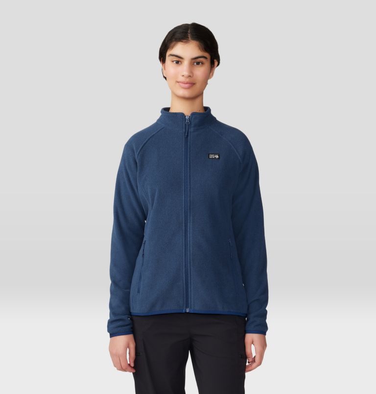Women's Microchill Full Zip Jacket, Color: Outer Dark Heather, image 1
