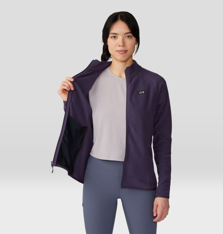 Thumbnail: Women's Microchill Full Zip Jacket, Color: Blurple, image 5