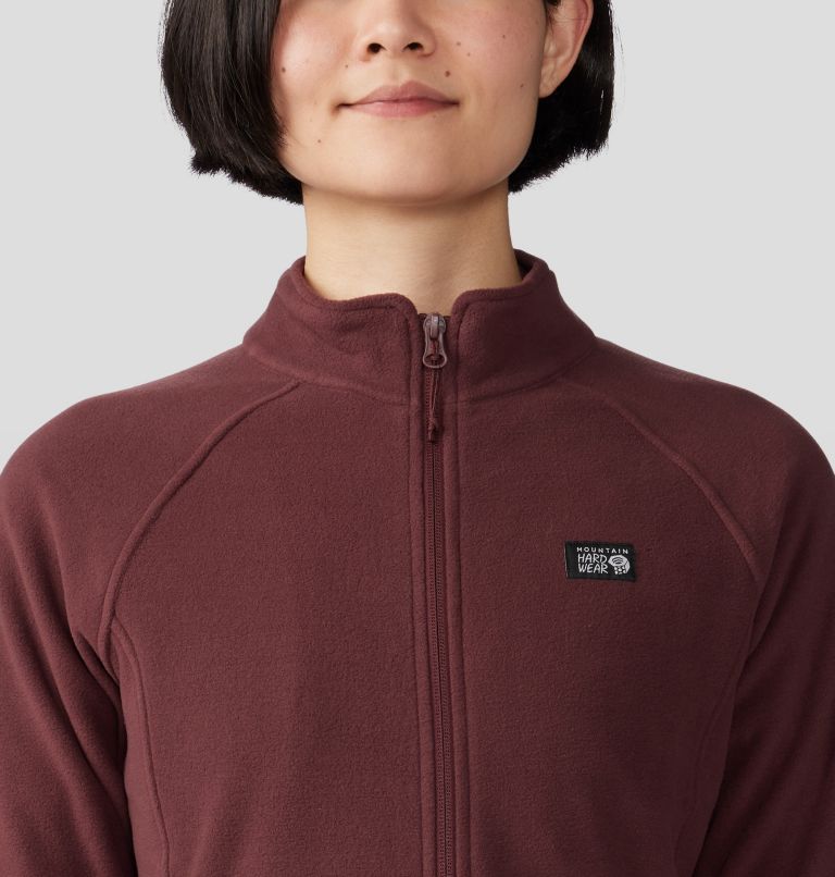 Women's Microchill Full Zip Jacket, Color: Washed Raisin, image 4