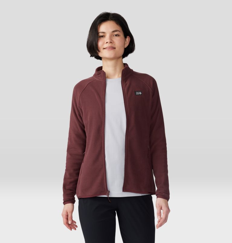 Women's Microchill Full Zip Jacket, Color: Washed Raisin, image 6