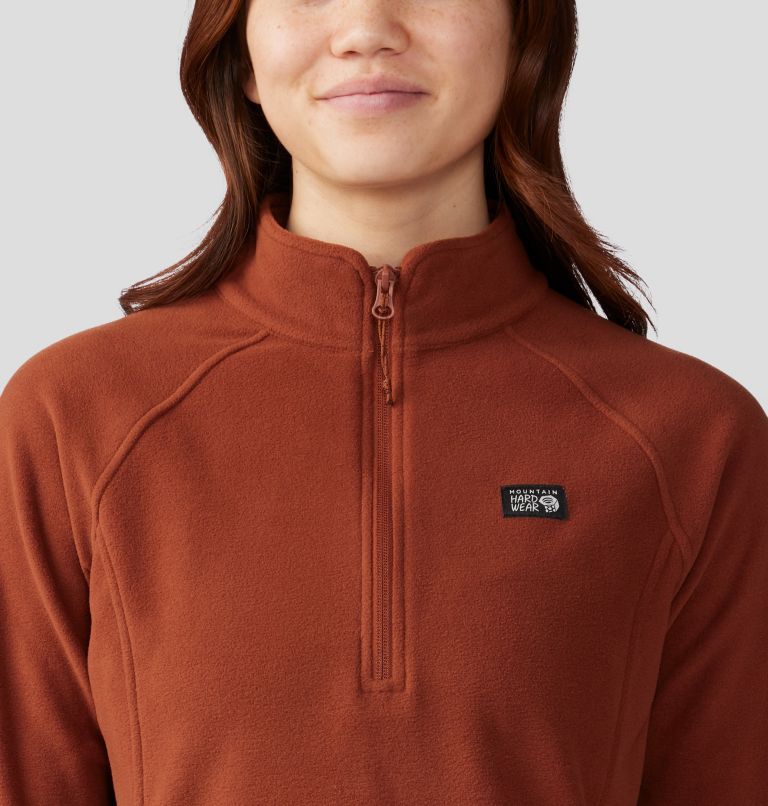 Women's Microchill 1/4 Zip Pullover, Color: Iron Oxide, image 4