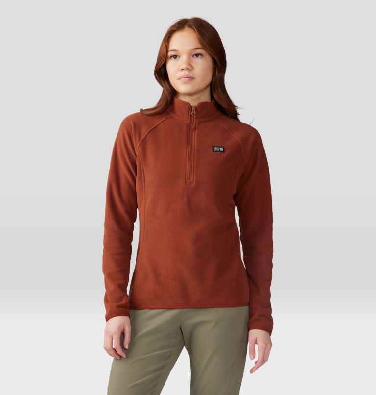 Women's Microchill 1/4 Zip Pullover, Color: Iron Oxide, image 5