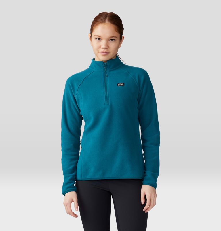 Women's Microchill 1/4 Zip Pullover, Color: Jack Pine, image 1
