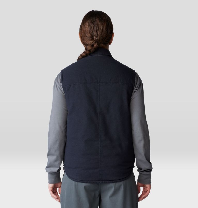 Women's Dolores Insulated Flannel Vest, Color: Black, image 2