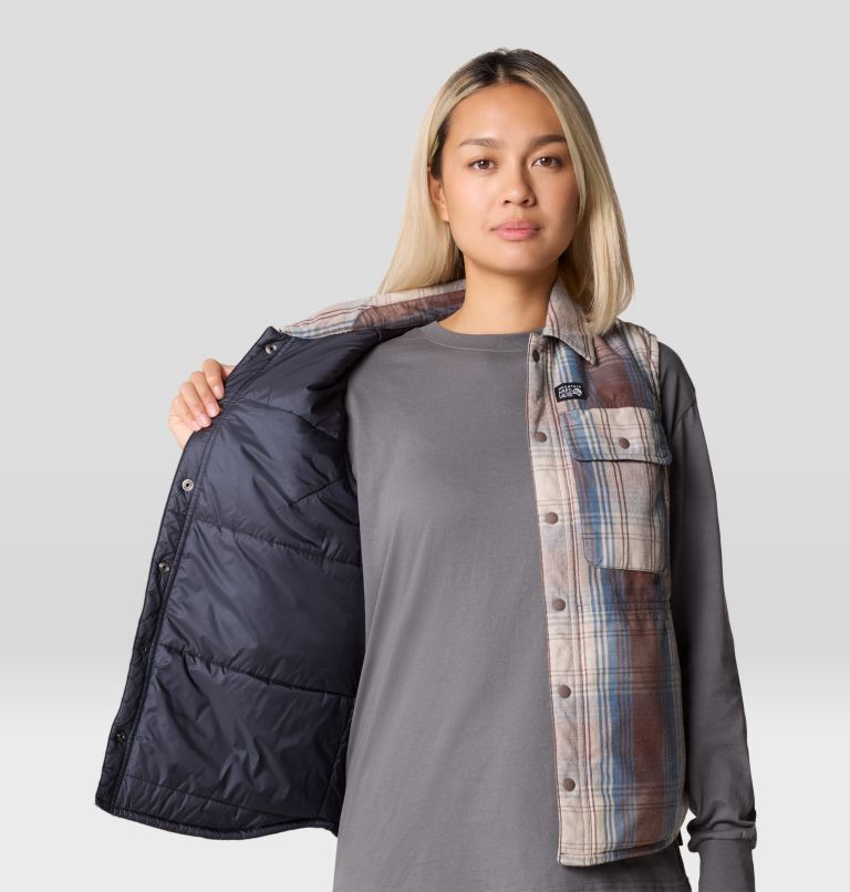 Women's Dolores™ Insulated Flannel Vest | Mountain Hardwear Women's Dolores™ Insulated Flannel Vest | Mountain Hardwear
