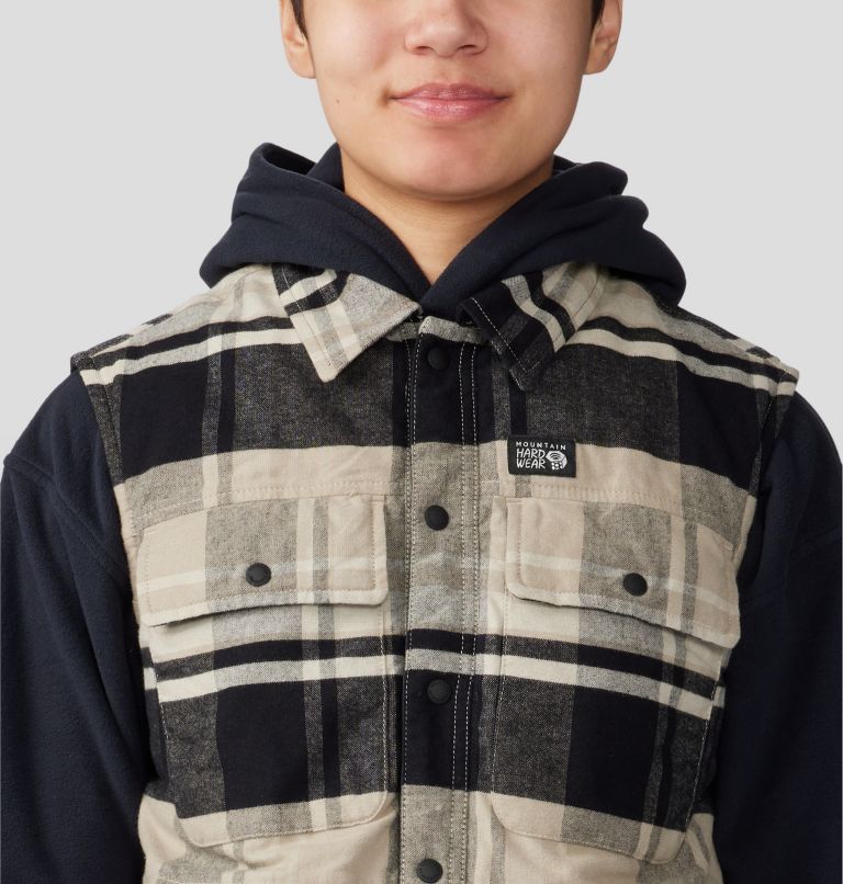 Thumbnail: Women's Dolores Insulated Flannel Vest, Color: Oyster Shell, image 4
