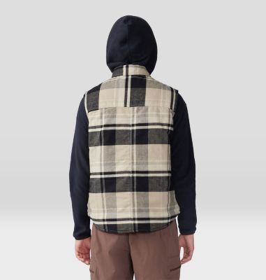 Women's Dolores Insulated Flannel Vest, Color: Oyster Shell, image 14