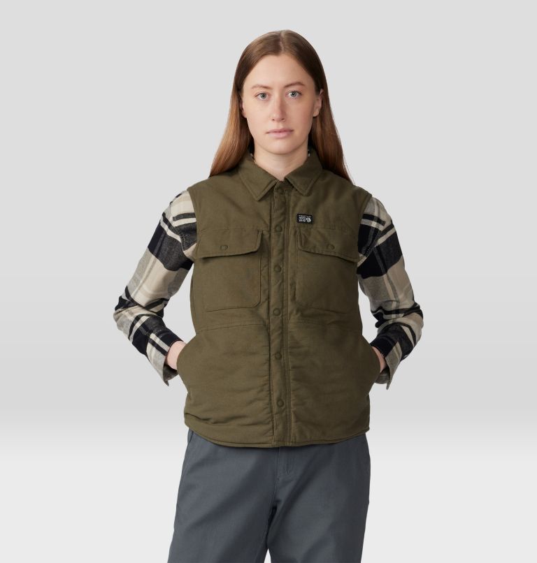 Women's Dolores™ Insulated Flannel Vest | Mountain Hardwear Women's Dolores™ Insulated Flannel Vest | Mountain Hardwear
