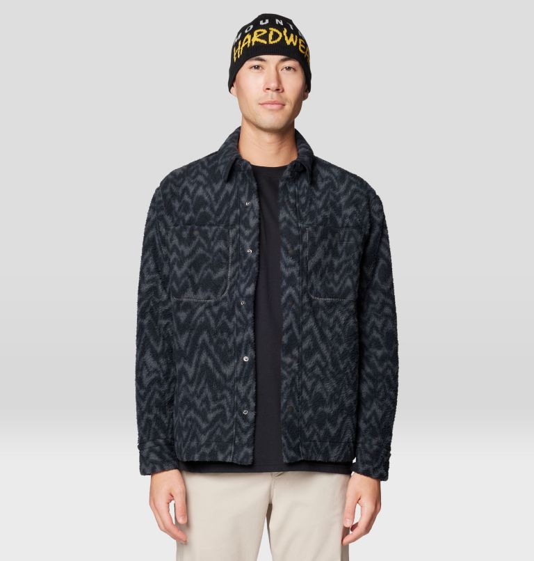 Men's HiCamp Shacket, Color: Volcanic Peaks XL Print, image 4