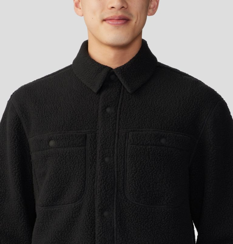 Men's HiCamp Shacket, Color: Black, image 4