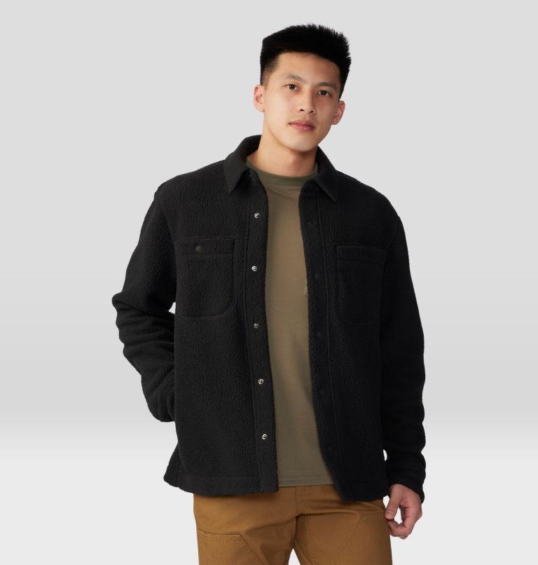 Men's HiCamp Shacket, Color: Black, image 6