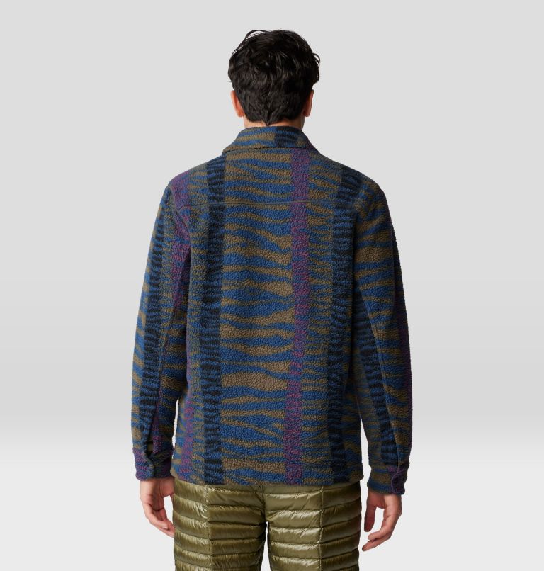 Men's HiCamp Shacket, Color: Ridgeline Ridge Stripe Print, image 2