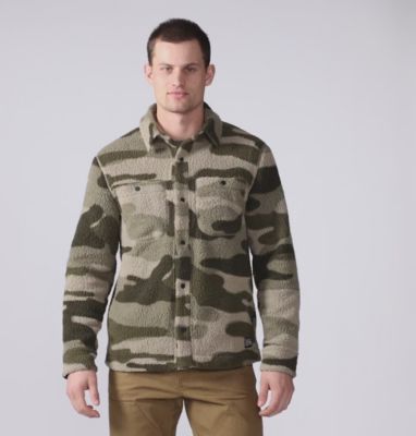 Camo shacket men's clearance