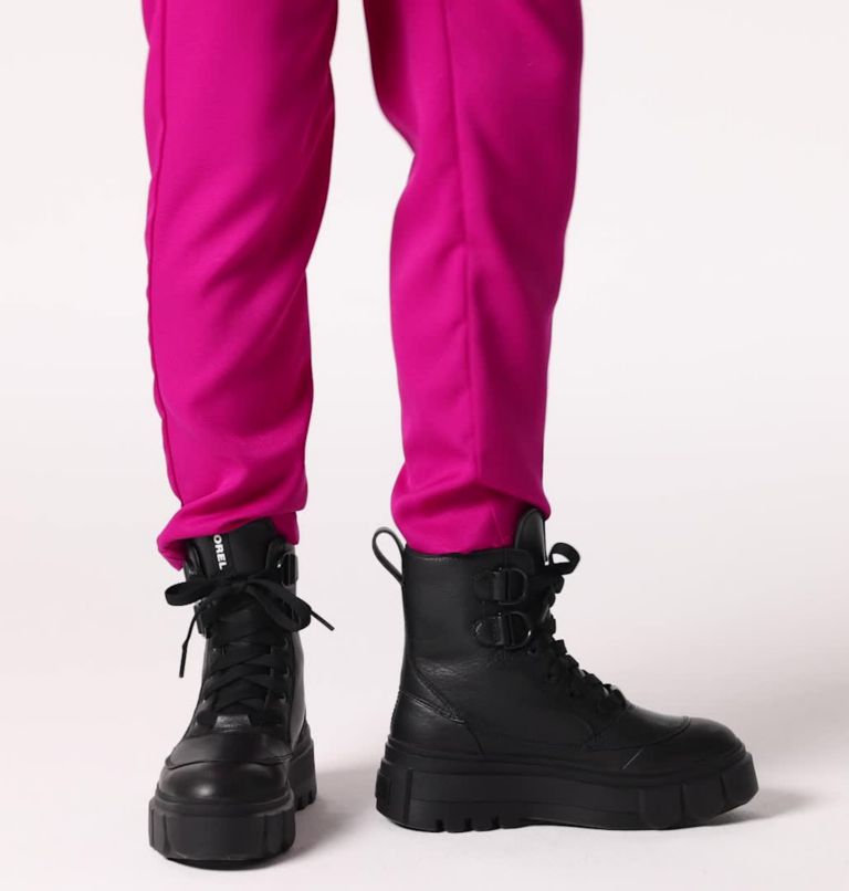 Women's Caribou X Boot Lace, Color: Black, Sea Salt