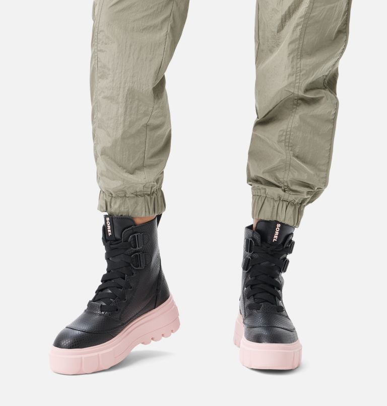 CARIBOU X Women's Lace Boot, Color: Black, Vintage Pink, image 8