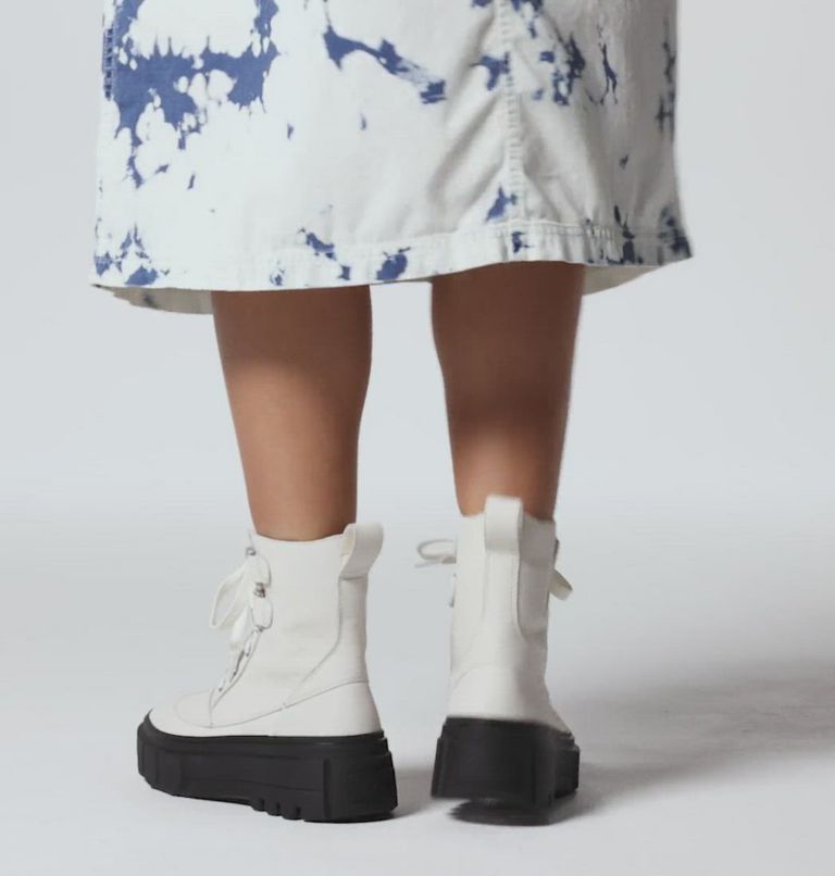 CARIBOU X Women's Lace Boot, Color: Sea Salt, Black